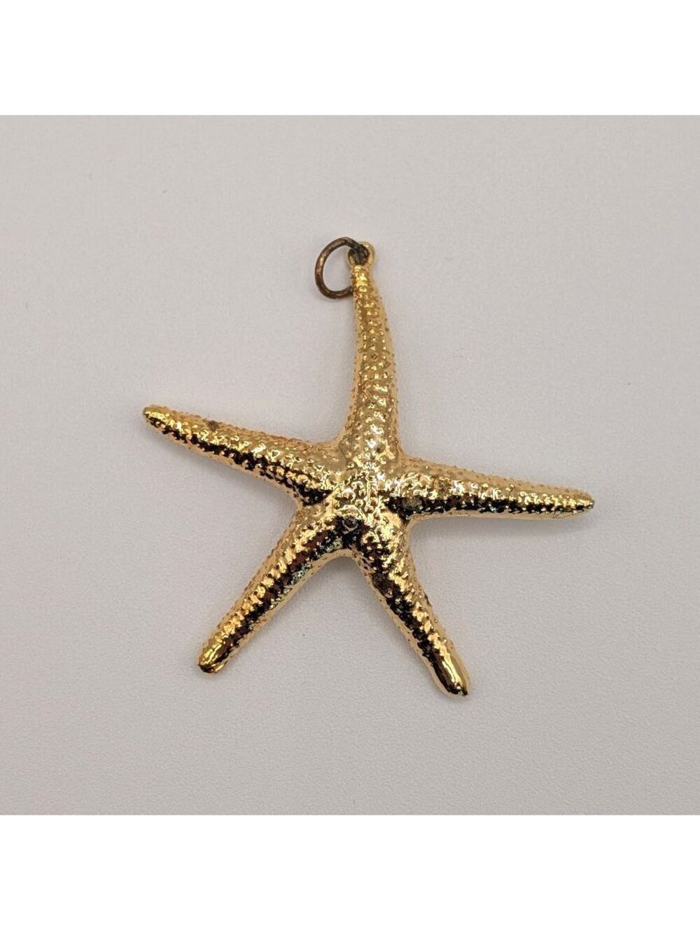 Gold Tone Starfish Pendant Charm